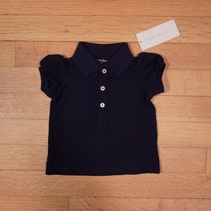 Ralph Lauren Baby Polo Shirt Navy Blue 3M Cotton Brand New